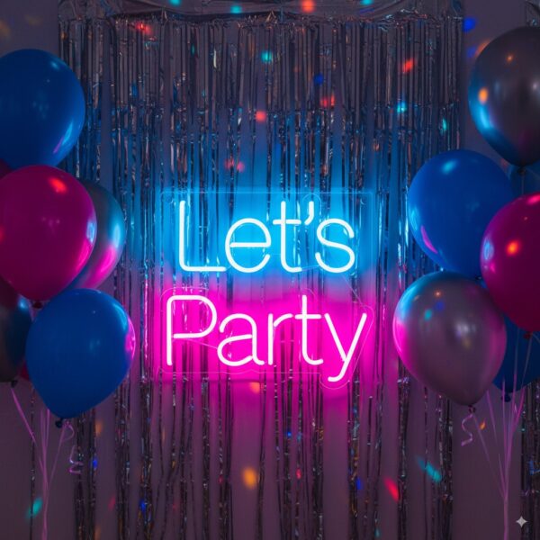 Let’s Party Neon Sign
